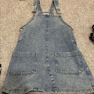 Casual Blue Denim Mini Dress